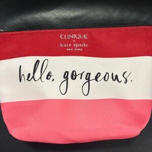 Kate Spade x Clinique Limited Edition Designer Cosmetic Bag New